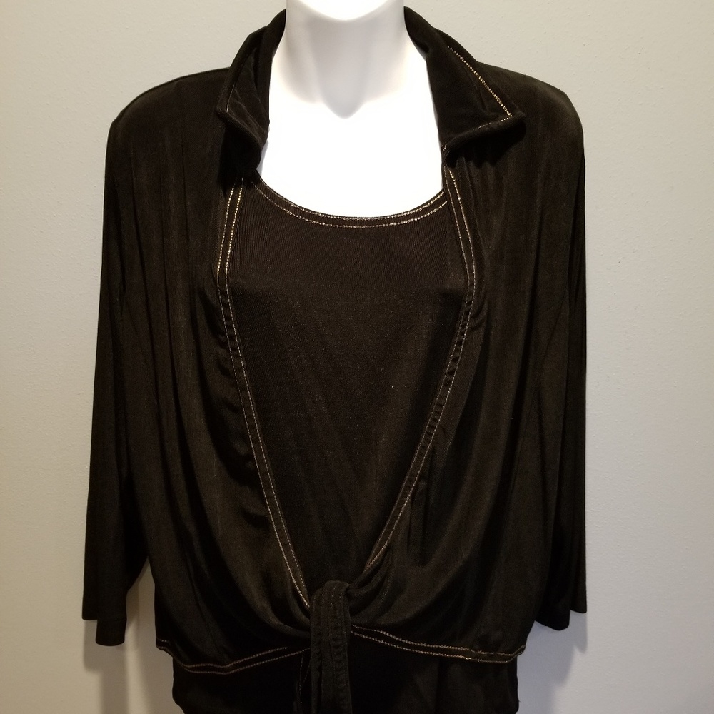 Chico's jacket tank top combination